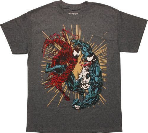 Venom vs Maximum Carnage Charcoal Heather T-Shirt