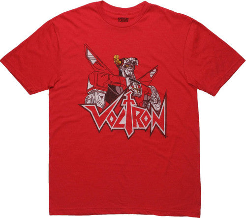 Voltron Vintage Logo Red T-Shirt