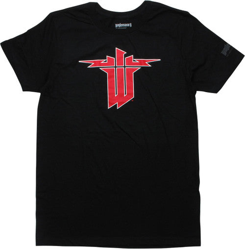 Wolfenstein II New Colossus Logo Black T-Shirt