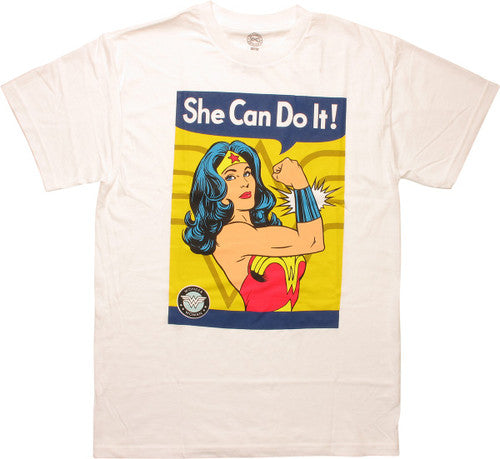 Wonder Woman She Can Do It T-Shirt