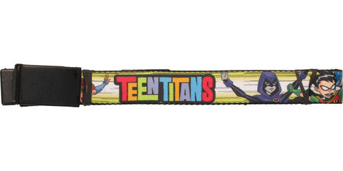 Teen Titans Name Group Mesh Belt