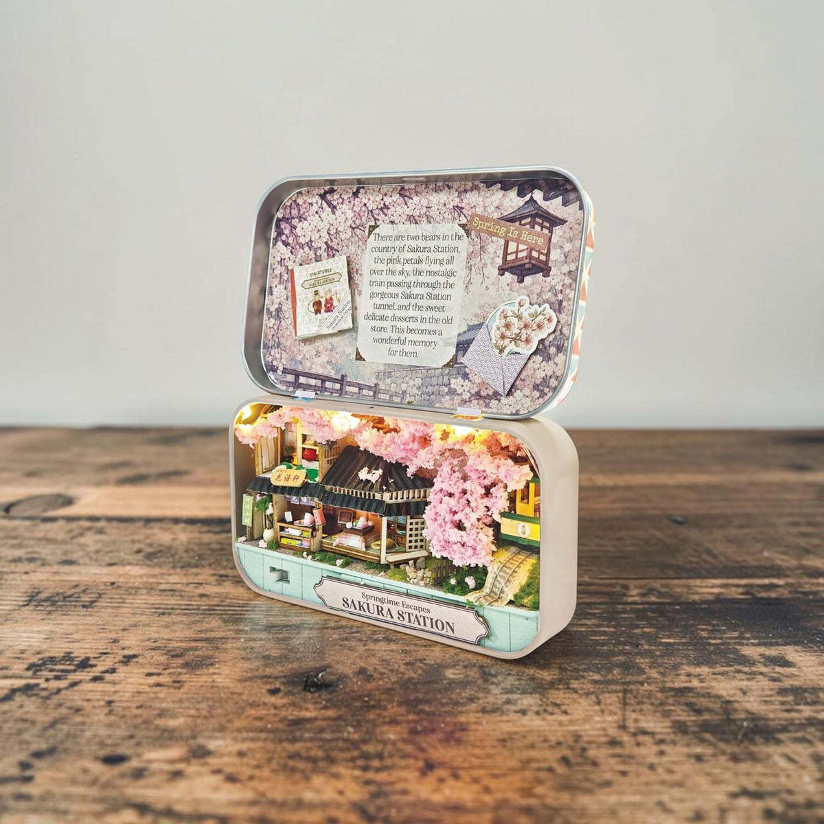 Hands Craft DIY Tiniature Kit - Sakura Station