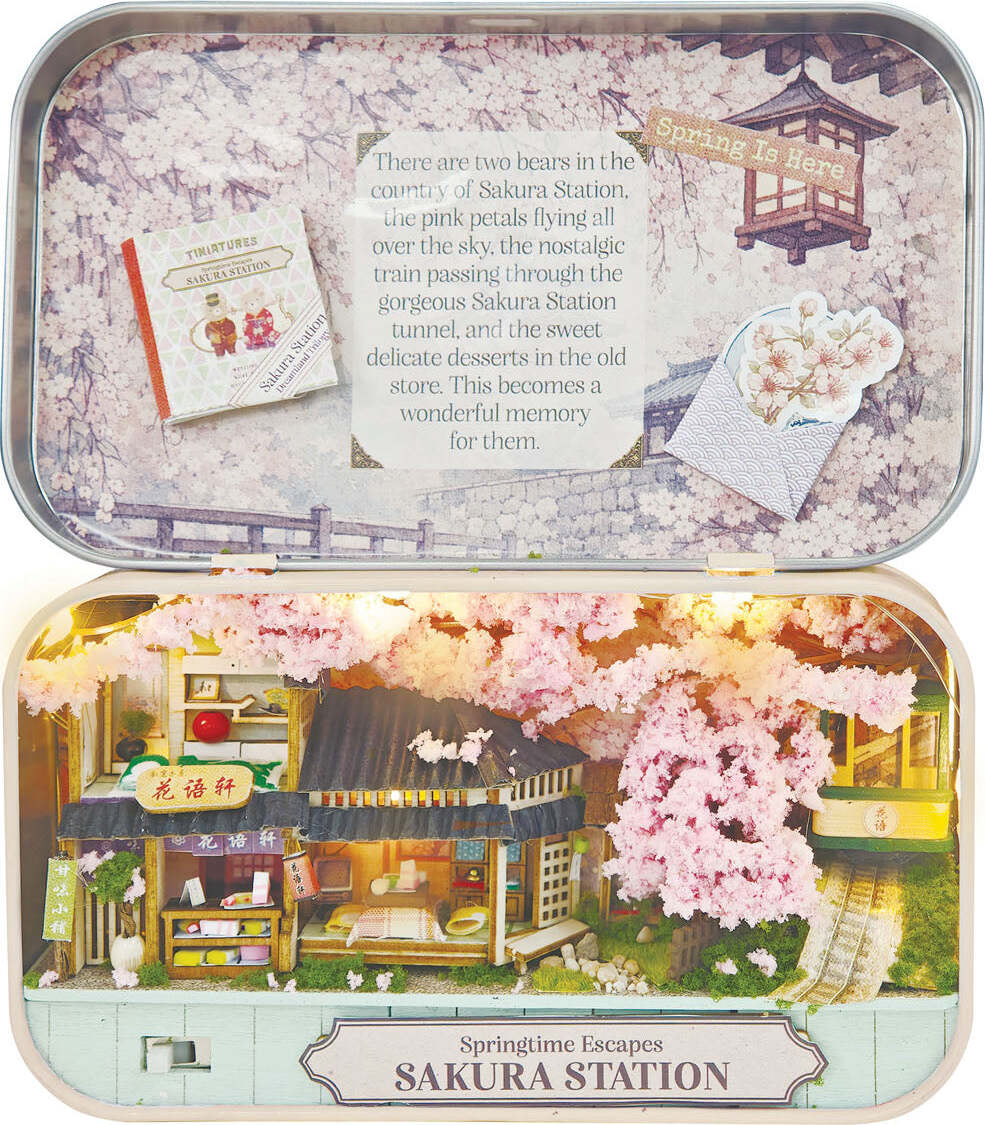 Hands Craft DIY Tiniature Kit - Sakura Station