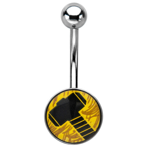 Thor Belly Ring in Yellow