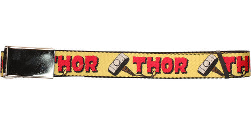 Thor Name and the Hammer Mesh Belt in Red