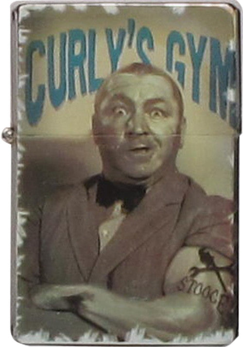 Three Stooges Curly's Gym Lighter in Blue