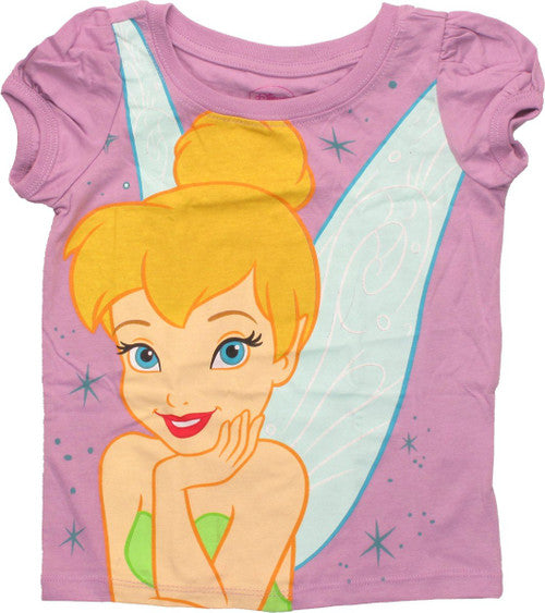 Tinker Bell Close Up Puff Sleeve Toddler T-Shirt