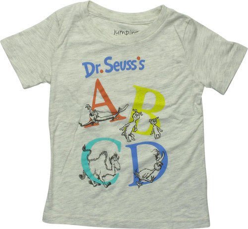Dr Seuss ABCs Animals Toddler T-Shirt