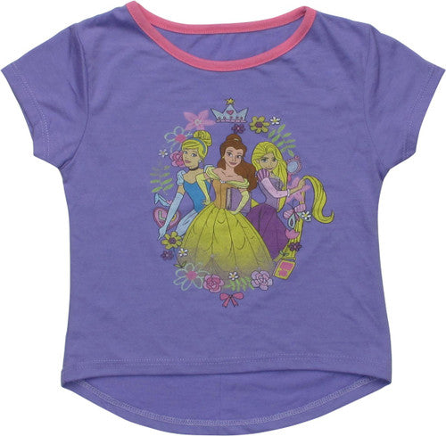 Disney Princess Trio Purple Girls Toddler T-Shirt