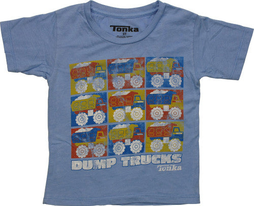 Tonka Dump Trucks Grid Toddler T-Shirt