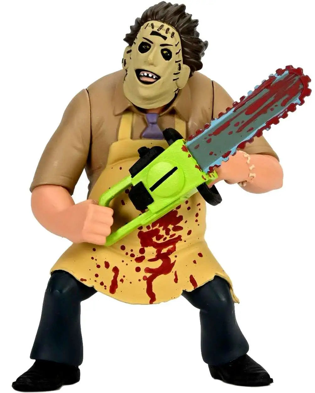 NECA The Texas Chainsaw Massacre Toony Terrors Bloody Leatherface Action Figure [50th Anniversary]