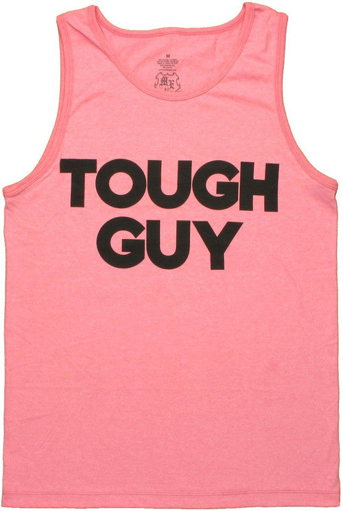 Tough Guy Pink Tank Top