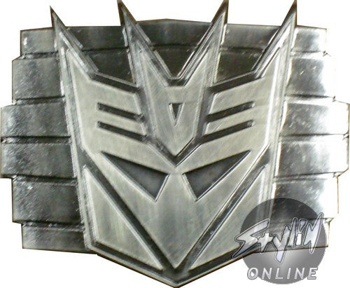 Transformers Decepticon Belt Buckle in Silver