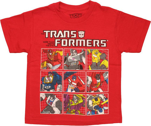 Transformers Group Grid Juvenile T-Shirt