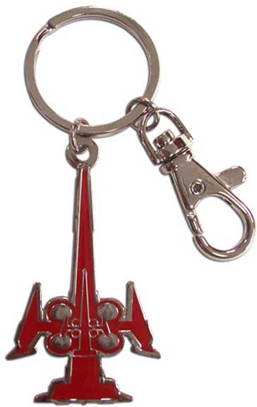 Trinity Blood Pendant Keychain in Silver