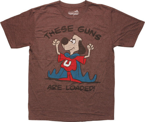 Underdog These Guns Are Loaded T-Shirt Sheer