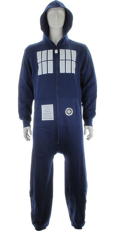 Doctor Who TARDIS Hooded OSFM Union Suit