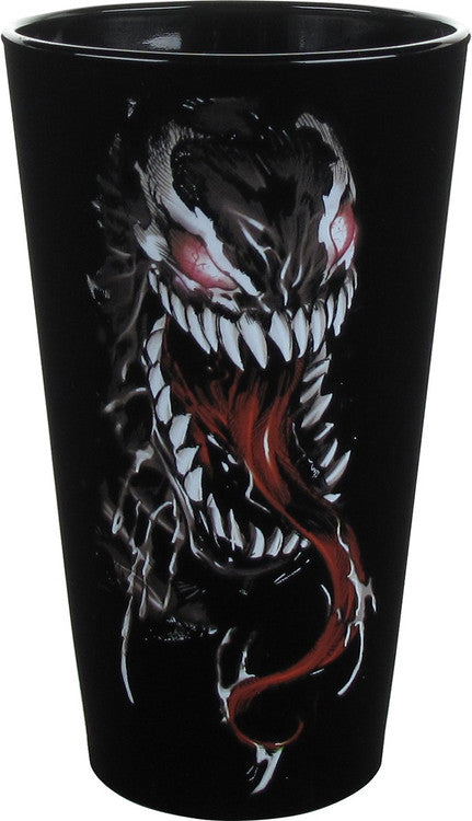 Venom Head Pint Glass in Black