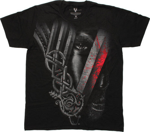 Vikings V Face T-Shirt Sheer