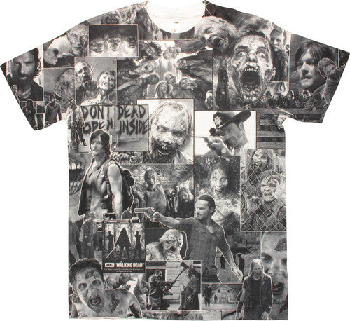 Walking Dead Classic Scenes Sublimation T-Shirt