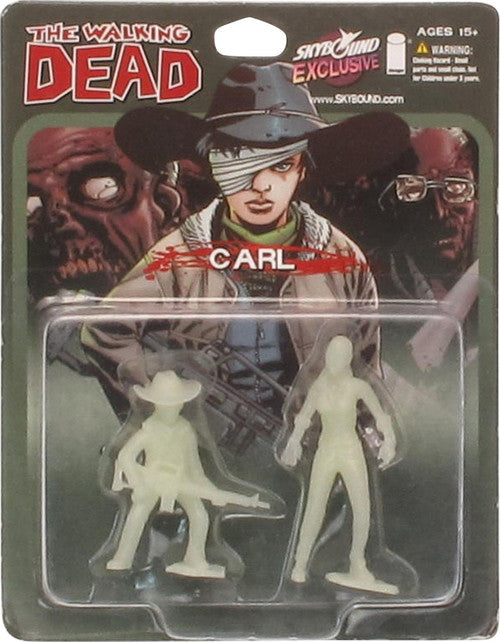 Walking Dead Comic Carl Walker Glow Mini Figures in White