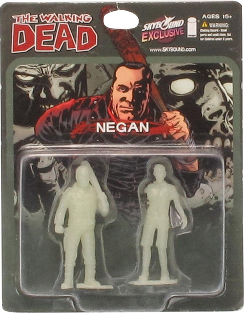 Walking Dead Comic Negan Walker Glow Mini Figures in White