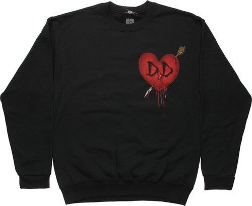 Walking Dead DD Heart Angel Wings SweaT-Shirt