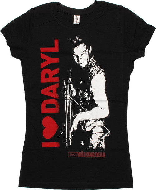 Walking Dead Heart Daryl Baby T-Shirt