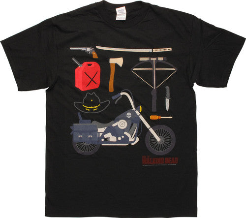 Walking Dead Tools of the Trade T-Shirt