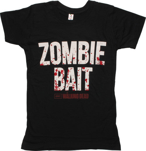 Walking Dead Zombie Bait Juniors T-Shirt