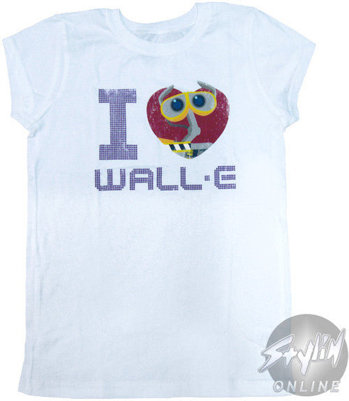 Wall E Heart Youth T-Shirt