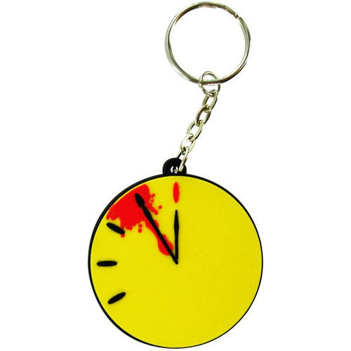 Watchmen Doomsday Clock Keychain in Red