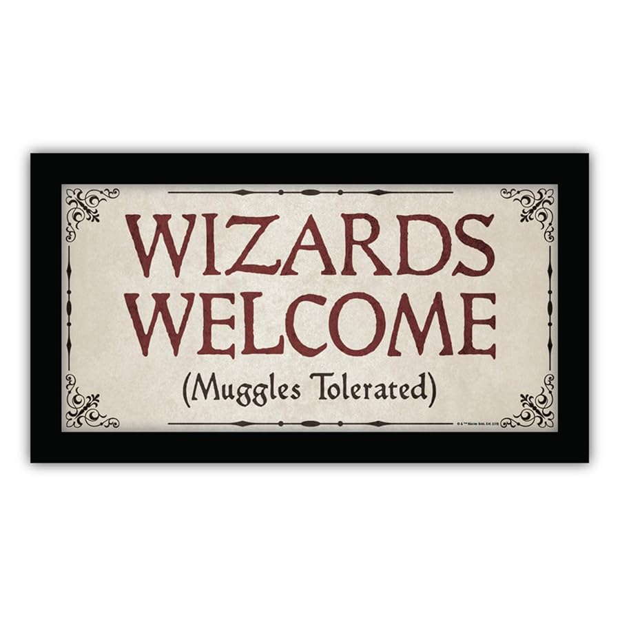 Harry Potter Wizards Welcome 10"x18" Sign