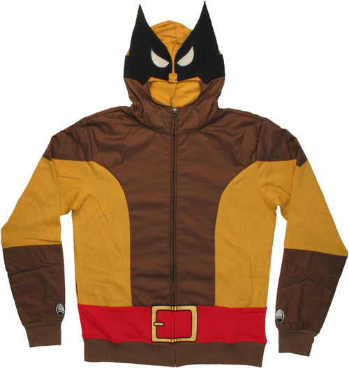 Wolverine Brown Costume Hoodie