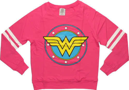Wonder Woman Logo Lightweight Junior SweaT-Shirt