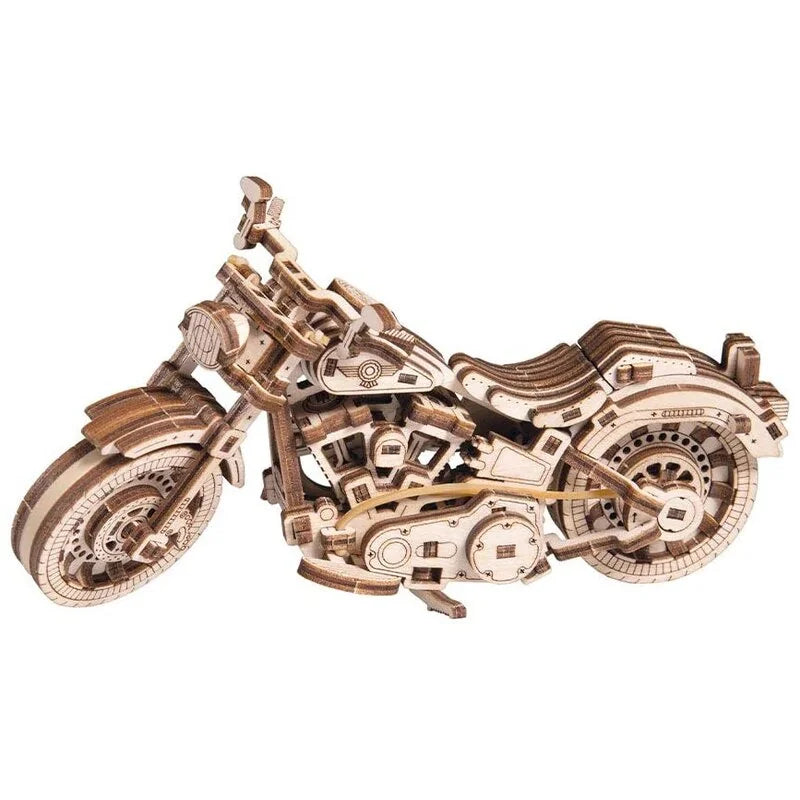 Cruiser Motorcycle Wood Model Kit