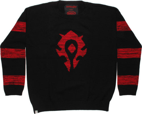 World of Warcraft Horde Striped MF Sweater