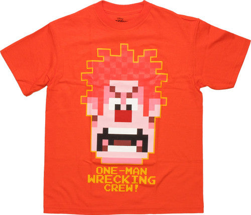 Wreck-It Ralph One Man Orange Youth T-Shirt