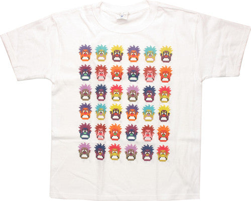 Wreck-It Ralph Thirty-six Faces Youth T-Shirt