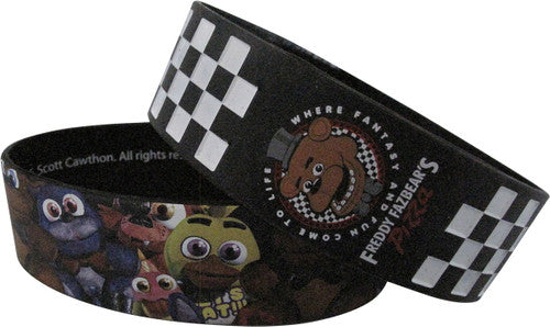 Five Nights at Freddy's Pizza Rubber Wristband Set