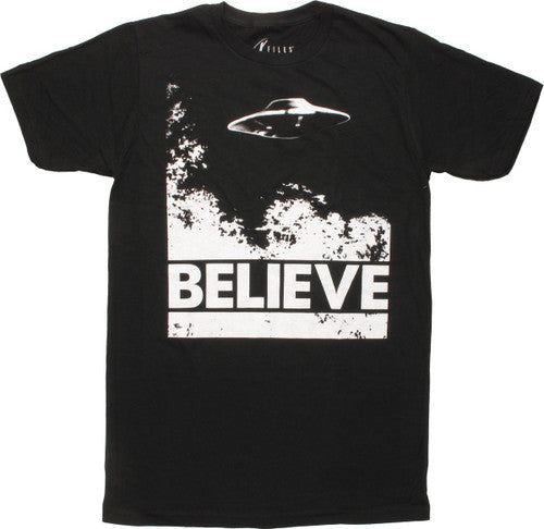 X Files UFO Believe T-Shirt