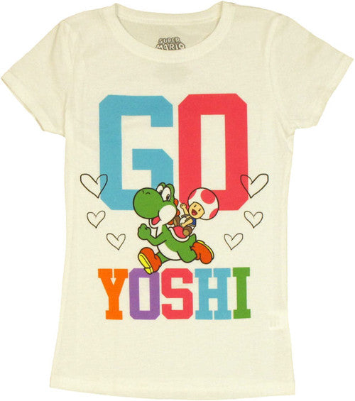 Yoshi Go Youth Girls T-Shirt