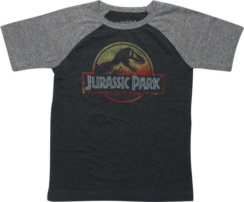 Jurassic Park Vintage Sunset Youth T-Shirt
