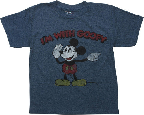 Mickey Mouse I'm With Goofy Youth T-Shirt