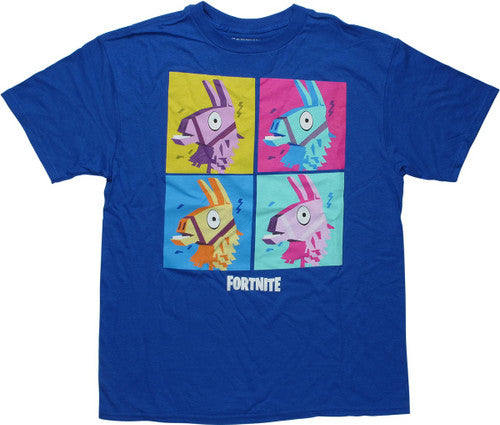 Fortnite Supply Llama Boxes Blue Youth T-Shirt