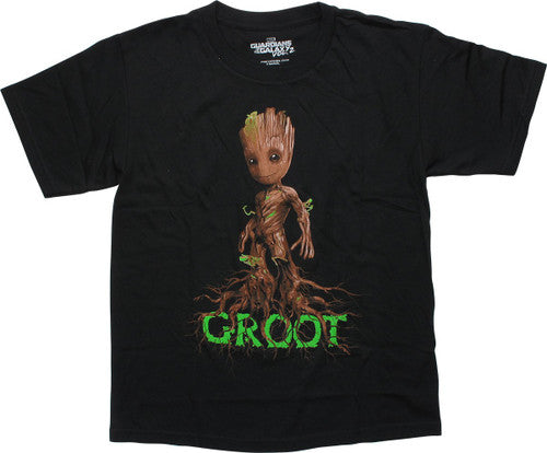 Guardians of the Galaxy Baby Groot Name Youth T-Shirt