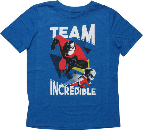Incredibles Team Incredible Blue Youth T-Shirt