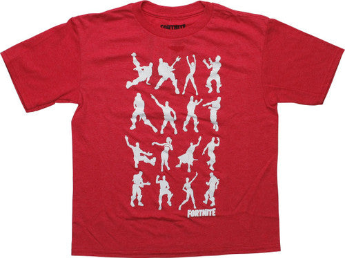 Fortnite Dance Heathered Red Youth T-Shirt