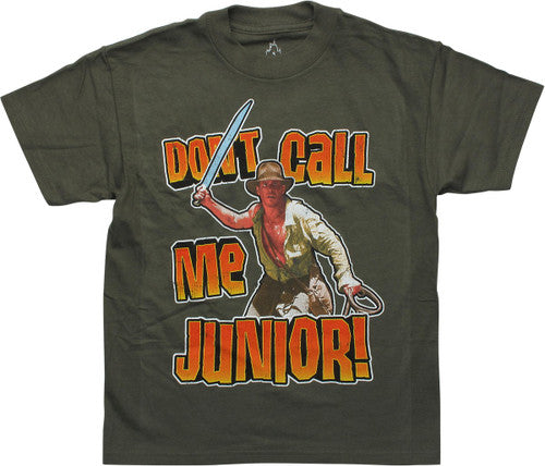 Indiana Jones Don't Call Me Junior Youth T-Shirt