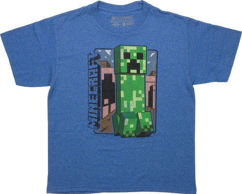 Minecraft Vintage Creeper Youth T-Shirt